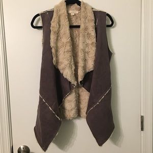 Suede vest, super comfortable!!